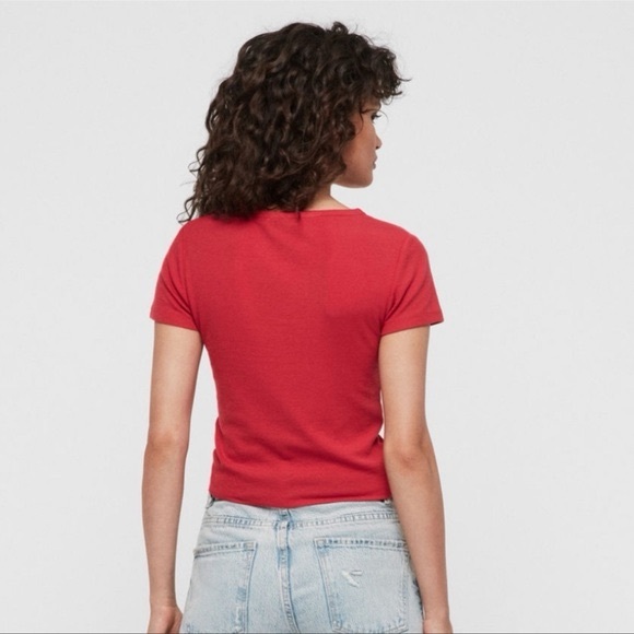 AllSaints Rina Tee, Red size Small - Picture 9 of 9